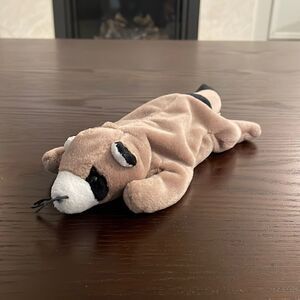 Ringo the Racoon Original Ty Beanie Baby Collection 1995 11” long Great Conditi…